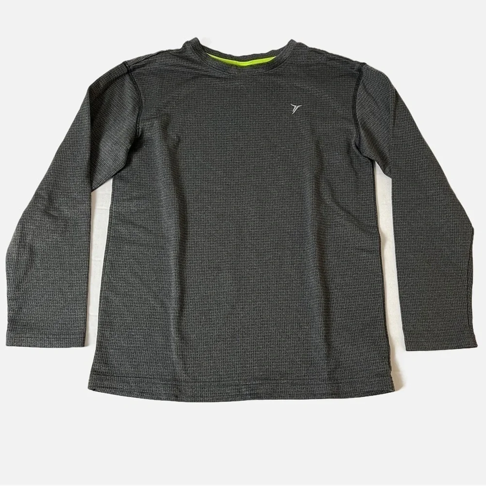 OLD NAVY ACTIVE Boy’s Go Dry Gray Long Sleeve Top - XL